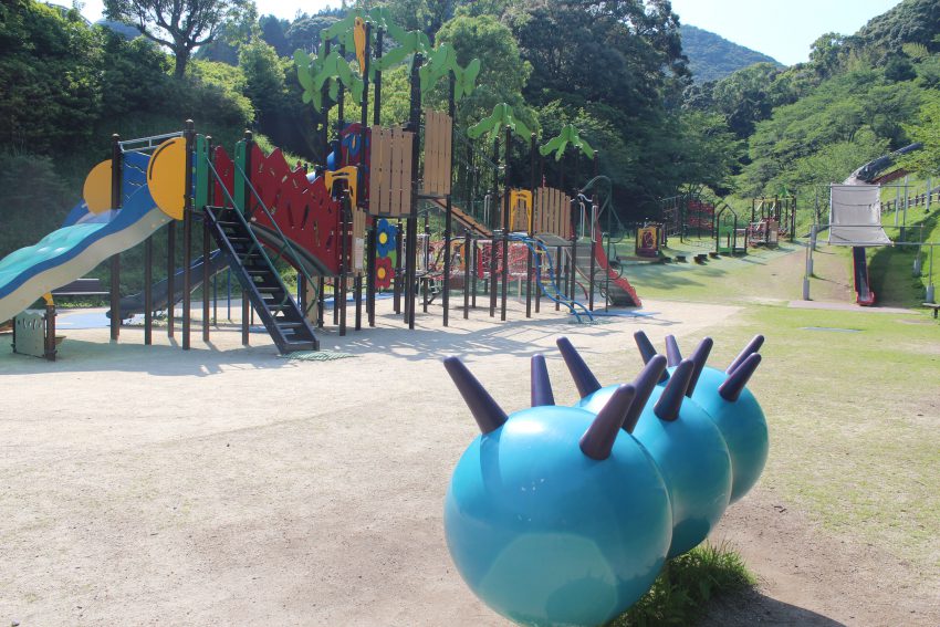 佐々皿山公園は遊具がいっぱい